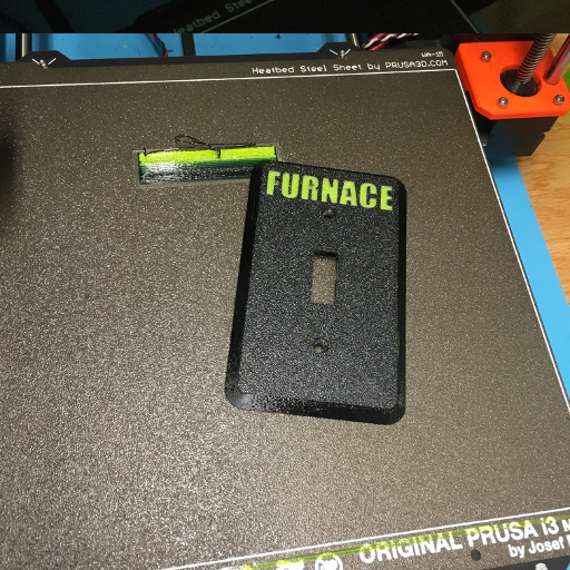 FURNACE - Labeled Switch Printed
